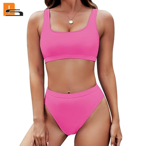 Women's Two Piece <b>Bikini</b> <b>Set</b> High Stretch <b>Bikini</b> <b>Set</b> Cutout Padded <b>Sports</b> Bra Quick Dry Yoga Beach Swimwear Outfit <b>Bikini</b> <b>Set</b> - Product Image 1