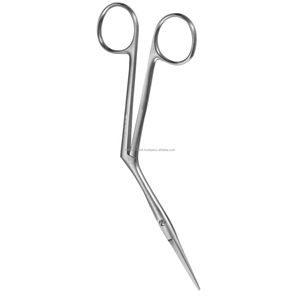 Ciseaux chirurgicaux Heymann 6.75 à lames arrondies et angulées, en acier inoxydable allemand, certifiés CE ISO, autoclavables, ensemble d'instruments OEM ODM - Product Image 6