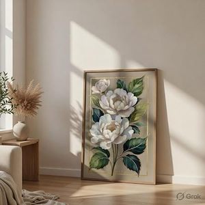 Cadre photo rectangulaire en bois massif fait main, décoration murale moderne vintage avec orientation verticale, montage mural/sur table - Product Image 1