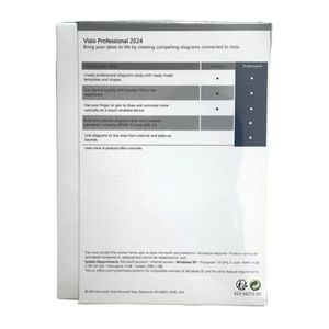 Tarjeta de Licencia Visio 2024 Pro en Caja, Multi-idioma, Alta Calidad, 6 Meses de Garantía, Envío Rápido, en Stock - Product Image 2