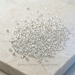 Diamantes Sintéticos HPHT de Alta Demanda, de 0.90mm a 1.30mm, VVS VS EF, Precio al por Mayor, Paquete Suelto para Fabricación de Joyas - Product Image 4