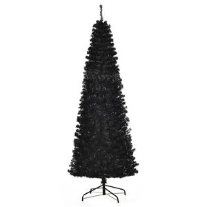 Árbol de Navidad Artificial de Abeto Douglas Delgado de 7 pies sin Luces, con Ramas Realistas Estilo Lápiz, para Decoraciones Realistas de Halloween - Product Image 1