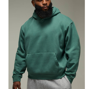 Survêtement de football OEM à manches longues, haut à capuche, athlétique, de haute qualité, plusieurs couleurs, coton surdimensionné, sweat à capuche pour homme - Product Image 1