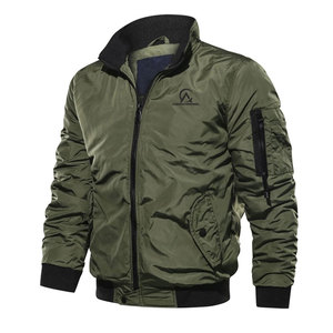 Veste bomber d'hiver de qualité supérieure, tissu chaud, coupe confortable, vêtements de sport pour une utilisation quotidienne en extérieur et un style décontracté - Product Image 1