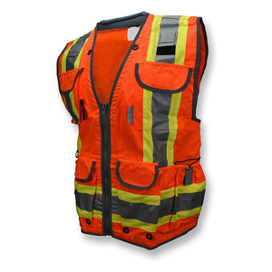 Premium Quality Reflective Safety Vest Breathable <b>Construction</b> Workwear <b>Uniforms</b> Safety Vest Manufacturer Wholesale Supply - Product Image 3