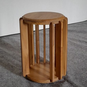 <b>Round</b> <b>Side</b> <b>Table</b> Solid Teak Wood Diameter 32 cm with Natural Finish Modern Design Lightweight & Decorative - Product Image 1