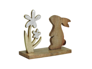 Élégant porte-bougie en aluminium fait main avec base en bois - Décoration de table rustique pour Noël - Décoration de maison unique et saisonnière - Product Image 1