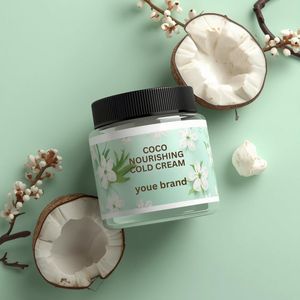 Crème nourrissante Coconu pour peaux sèches, hydratation intense, crème pour le visage d'hiver, fabricant OEM, étiquette privée - Product Image 5