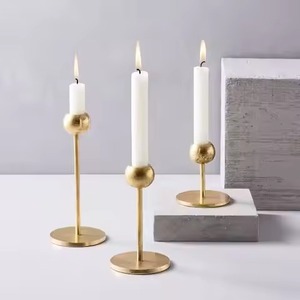 Elegant Home Metal Candle Stand <b>Decorative</b> <b>Table</b> Centerpiece Stylish Candle Holder Interior Wedding Party <b>Decor</b> Accent - Product Image 3