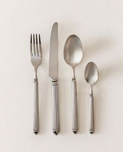 Stainless Steel <b>Flatware</b> Set Bulk Wholesale Modern Design Dishwasher Safe for Restaurant Hotel Kitchen Dining Table - Product Image 6