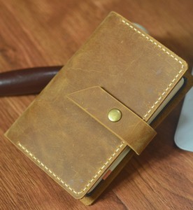 Étui pour carnet en cuir fait main rustique, rechargeable, porte-journal d'écriture, aspect vintage NBC-0111 - Product Image 1