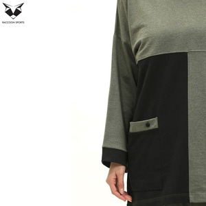 Outdoor <b>Modest</b> Sportsuit Tracksuits Women Big Pocket Patchwork Top and Pants <b>Set</b> Muslim Hiking Activewear - Product Image 4