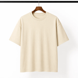เสื้อยืดคอตตอนโอเวอร์ไซส์แบบยูนิเซ็กซ์ หนักพิเศษ 280 GSM สำหรับสตรีทแวร์ รับผลิตแบบ OEM ODM แบรนด์ส่วนตัว - Product Image 3
