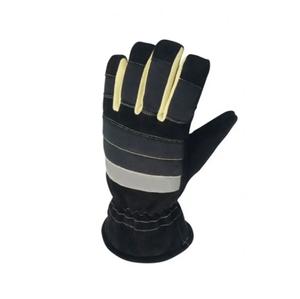 Guante de Trabajo de Alta Visibilidad para Bomberos, de Cuero Genuino, Ignífugo, Protector, de Secado Rápido, Ropa de Soldadura OEM - Product Image 6