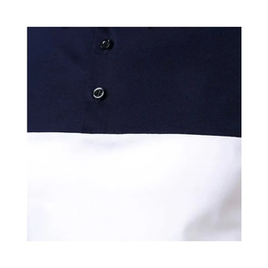 เสื้อโปโลคอปกสีตัดกันสำหรับผู้ชายแขนสั้นลำลองทรงเข้ารูประบายอากาศได้เสื้อยืดฤดูร้อน - Product Image 6