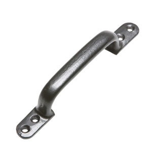 Cast Iron Modern Heavy Duty <b>Pull</b> <b>Handle</b> with Black Finish for Bedroom Cabinets Drawers & Dressers Barn <b>Door</b> Hardware - Product Image 1