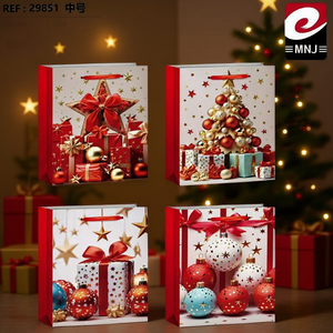 Sacchetto Regalo Natalizio 26*32*10 cm - Forniture per le Festività - Product Image 3