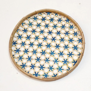 Luxury wall <b>basket</b> open weaving bamboo <b>trays</b> high quality crafted <b>tray</b> for home hotel decor - Product Image 1