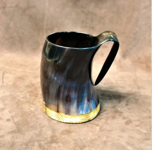 Taza de cuerno de búfalo de Animal de estilo vikingo, artesanías naturales pulidas para fiesta en casa, la mejor venta de embalaje RDM para beber agua de vino - Product Image 4