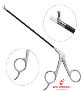 กรรไกรตัดหน้าผากแบบส่องกล้อง ยี่ห้อแดเนียล ใบมีดตรงและโค้ง ขนาด 15 ซม. ทำจากสแตนเลสสตีล สำหรับการผ่าตัดผ่านกล้อง - Product Image 1