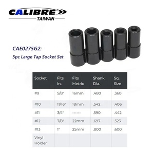TAIWAN CALIBRE 8pc or 5pc Tap Holder Socket Set - Product Image 3