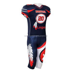 Uniforme de fútbol americano de poliéster 100%, conjuntos de manga corta de alta calidad, diseño de talla grande, transpirable y asequible - Product Image 5