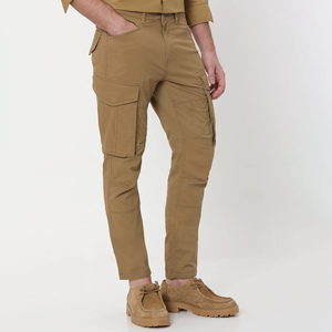 กางเกงคาร์โก้ลำลองผู้ชาย ทรงเข้ารูป สไตล์ทันสมัย มีกระเป๋าอเนกประสงค์ เอวกลาง ปิดด้วยกระดุม เหมาะสำหรับกิจกรรมกลางแจ้ง - Product Image 4