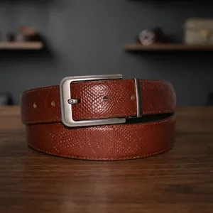 Anatomical Profile Leather Belt Heavy Duty Genuine Leather Belt From Wholesale Supplier Divine International - Product Image 6
