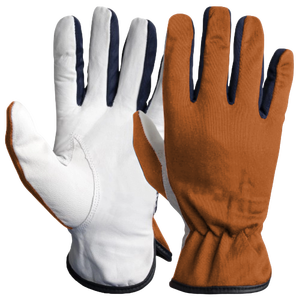 Gants de travail industriels robustes et durables, antidérapants, de protection individuelle, doux, confortables, respirants, en cuir - Product Image 5
