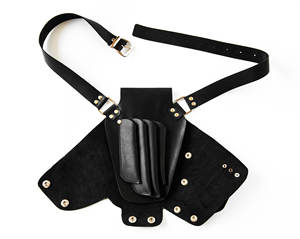 Funda de Cuero Genuino de Lujo para Tijeras de Barbero, Porta Tijeras Profesional para Estilistas, Bolsa de Cintura para Herramientas de Salón, Protección para Barberos - Product Image 5