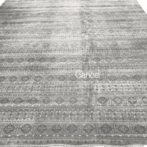 Tapis en laine noué à la main à motifs floraux, sur mesure, rouge et bleu, à poils ras, pour une décoration intérieure élégante - Product Image 6