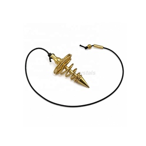 Pendentif Isis en laiton avec anneau conique en cuivre, pendentif chakra en métal de qualité supérieure, pendentif en laiton artisanal, outils de divination en gros - Product Image 5