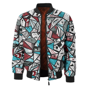 Wholesale Women <b>Men</b> Street Wear Custom Logo Winter Stand Collar <b>Bomber</b> <b>Jacket</b> Long Sleeves Unisex Sport Wear <b>Varsity</b> <b>Jacket</b> - Product Image 3