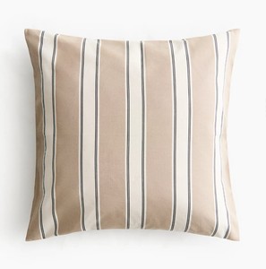 New Arrival Farmhouse Square Striped 100% Cotton Washable <b>Throw</b> Pillow <b>Cover</b> with Zipper Closure for Home Decor - Product Image 5