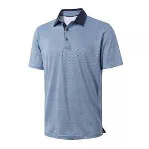 Chemise d'affaires en coton 180 g/m² pour hommes, personnalisable avec logo imprimé ou brodé, tricotée, anti-plis, à manches courtes, vente en gros - Product Image 4