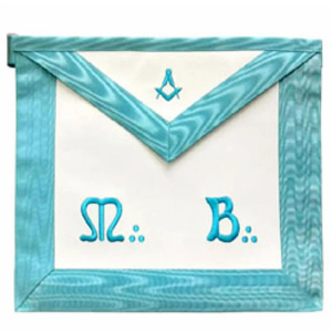 Fabricant d'aprons maçonniques personnalisés pour la régalia des loges maçonniques avec emblèmes brodés, bordure en tresse dorée et fourniture OEM - Product Image 1