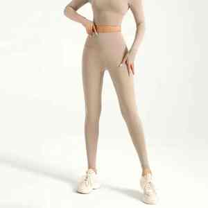 Leggings de Yoga OEM Personalizados, Sostenibles, de Cintura Alta, Sin Costuras, para Mujer, con Efecto Push-Up, Compresión, Ajustados, para Gimnasio y Fitness - Product Image 6