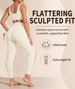 <b>Womens</b> High Waist Compression <b>Leggings</b> Stretch Fitness Pants Yoga Gym Workout Running Athletic Breathable Quick Dry Activewear - Product Image 4