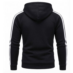 เสื้อฮู้ดดี้ผู้ชายทรงสลิมฟิต ซิปหน้า ผ้าฝ้ายฟลีซ แขนยาว ปลายแขนริบ  รับสกรีนโลโก้ ราคาส่ง เสื้อฮู้ดดี้สไตล์สตรีทแวร์แนวสปอร์ต - Product Image 2