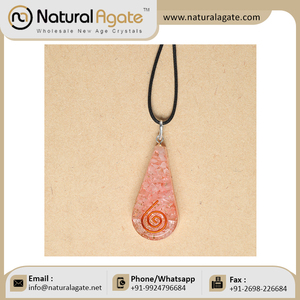 Pendentifs Orgonite pour aigue-marine, pendentif en forme de goutte pour Protection EMF - Product Image 6