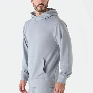 <b>Men</b> Active Hoodies Lined Sweatshirts Casual Workout <b>Pullover</b> With Pocket Blank Hoodie High Quality Oversized hoodies - Product Image 6