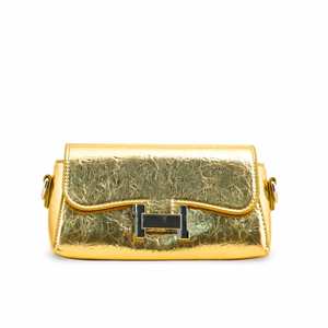 Golden Formal <b>Evening</b> <b>Bag</b> P24111 Elegant Clutch for Special Occasions - Product Image 3