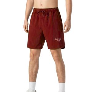 Pantalones Cortos Deportivos de Punto para Hombre, Color Sólido, Poliéster/Algodón, con Cordón Ajustable, Transpirables, Cintura Media, Cómodos para Verano - Product Image 6