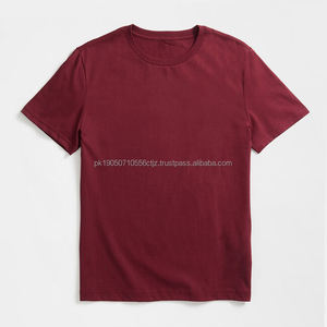 Nuevo estilo transpirable al por mayor liso personalización Logo impreso camisetas 100% algodón camiseta para Unisex - Product Image 3