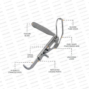 Juego de Abrebocas McIvor para Amigdalectomía y Adenoidectomía – Marco Reutilizable con Variedad de Láminas para la Lengua de Vaslcare - Product Image 3