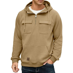 Men's 100% Cotton 500 Gsm <b>Blank</b> Heavy <b>Weight</b> Hoodies Thick Custom Printing logo Drop Shoulder Flock - Product Image 4