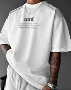 Camisetas de Cuello Redondo para Hombre en Oferta, Personalizables con Logotipo Impreso, Transpirables, de Alta Calidad, 100% Algodón - Product Image 1