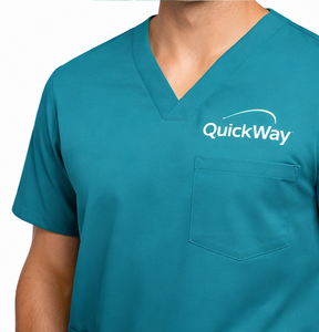 Tenues médicales d'infirmières de haute qualité en mélange de coton, tissu doux et respirant, unisexe, pour usage hospitalier, ensembles de blouses extensibles personnalisables - Product Image 5