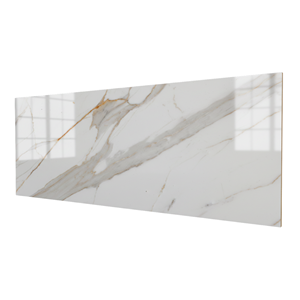 Azulejo de porcelana de mármol de Carrara superblanco, revestimiento de suelo y pared, ideas de azulejos Calacatta, 600x1200mm, nuevos diseños - Product Image 4