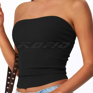 เสื้อเกาะอกเกาะอกไม่มีสายรัดสำหรับผู้หญิงใส่ไปปาร์ตี้แบบลำลองชุดแฟชั่นอินเทรนด์เสื้อเกาะอกสำหรับผู้หญิงใส่ในฤดูร้อน - Product Image 4